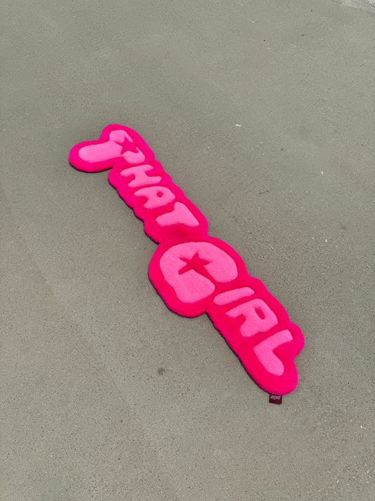 THAT GIRL Rug – Pink Star Edition M.T.O