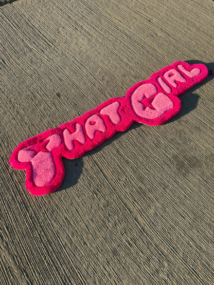 THAT GIRL Rug – Pink Star Edition M.T.O